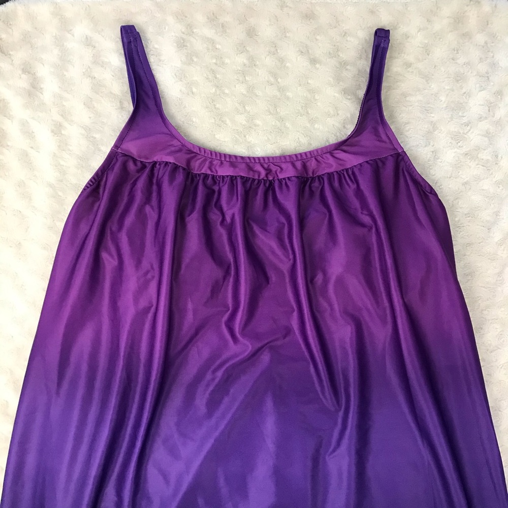 Purple Ombré Swim Top